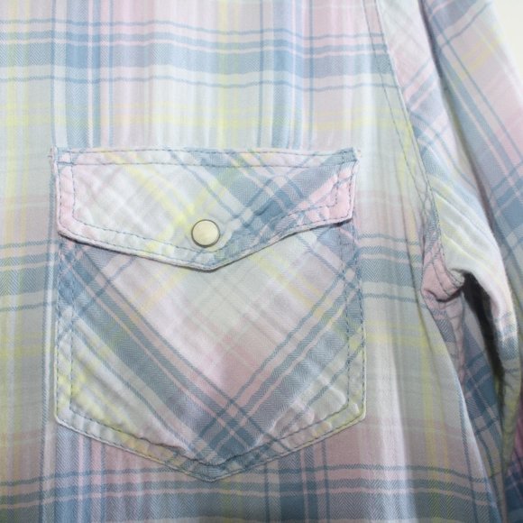 AEO | Vintage Boyfriend Flannel Shirt | Large - Picture 3 of 16